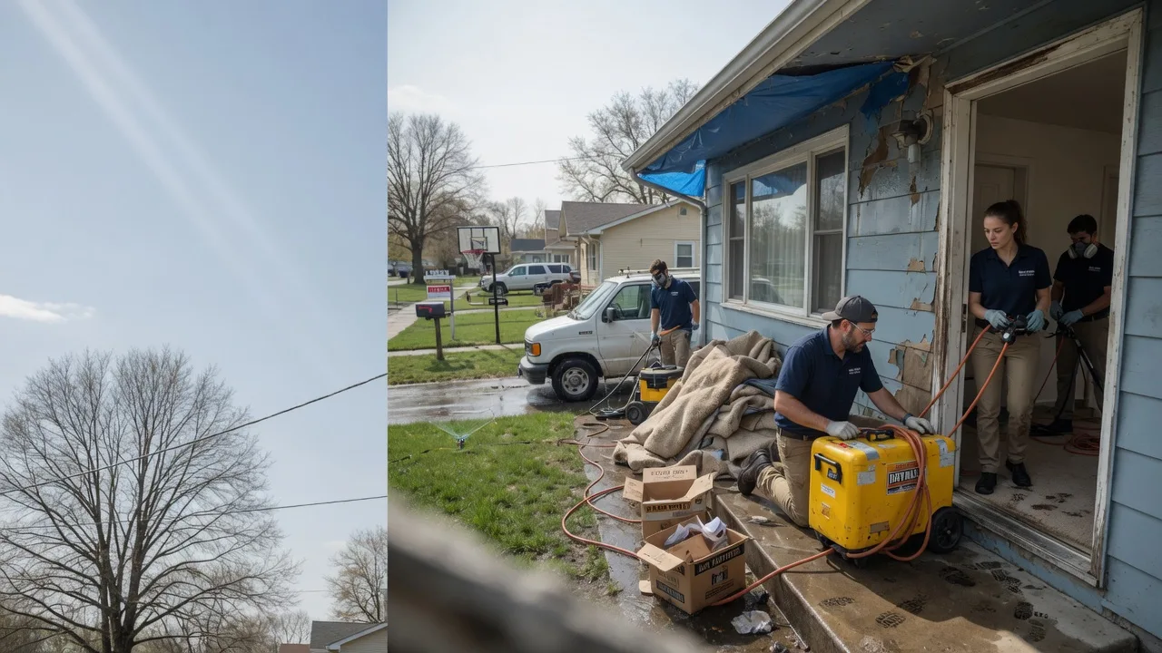 Basement Flood Cleanup in Odessa, MN near me
